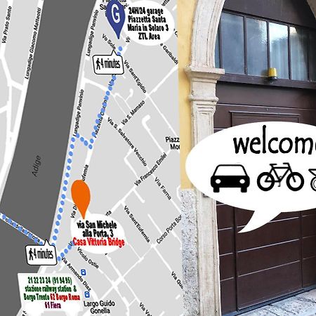 Casa Vittoria Bridge Bed & Breakfast Verona Exterior photo