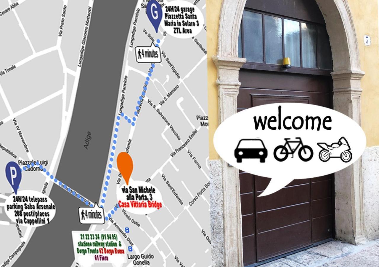 Casa Vittoria Bridge Bed & Breakfast Verona Exterior photo